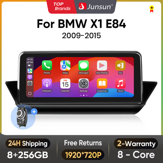 Junsun AI Voice Wireless CarPlay Car Radio Multimedia For BMW X1 E84 2009 2010 2011-2015 DSP Android Auto GPS 8 core autoradio