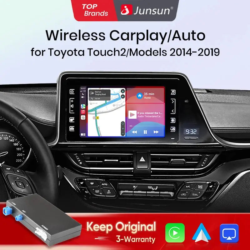 Junsun Wireless Carplay Android Auto Module Box for TOYOTA CHR