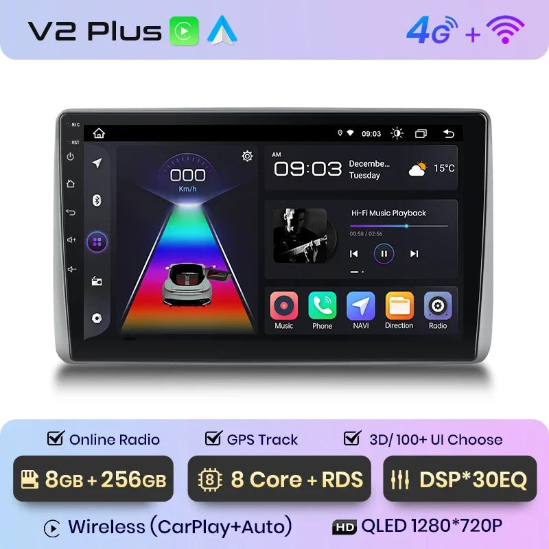 Junsun Wireless CarPlay Android Autoradio für Nissan Sentra Almera 2000 2001-2006 Auto Intelligente Systeme RDS BT WiFi 2 Din