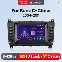 Junsun AI voice 4G LTE wireless CarPlay Android Auto Radio For Mercedes Benz C-Class W203 W209 C180 W219 2004-2011 Car Intelligent Systems Multimedia player Stereo RDS BT 2 din autoradio GPS Navi screen