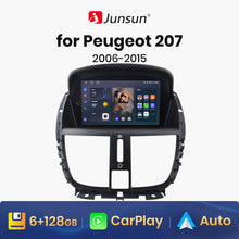 Junsun AI Stimme 2 din Android Auto Radio Für Peugeot 207 207CC 2006 - 2015 Carplay 4G Auto Multimedia GPS 2din autoradio