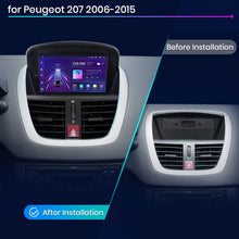 Junsun AI Stimme 2 din Android Auto Radio Für Peugeot 207 207CC 2006 - 2015 Carplay 4G Auto Multimedia GPS 2din autoradio