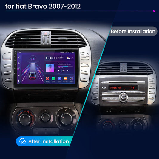 Junsun AI Voice 2 din Android Auto Radio For Fiat Bravo 2007 2008 2009 2010-2012 Carplay 4G Car Multimedia GPS 2din autoradio
