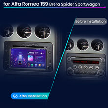 Junsun AI voice 4G LTE wireless CarPlay Android Auto Radio For Alfa Romeo 159 Brera Spider Sportwagon Car Intelligent Systems Multimedia player Stereo RDS BT 2 din autoradio GPS Navi screen