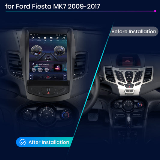 Junsun Bezprzewodowe CarPlay Radio Multimedialne Dla Forda Fiesta MK7 2009-2016 Android Auto GPS Autoradio Inteligentne Systemy Samochodowe