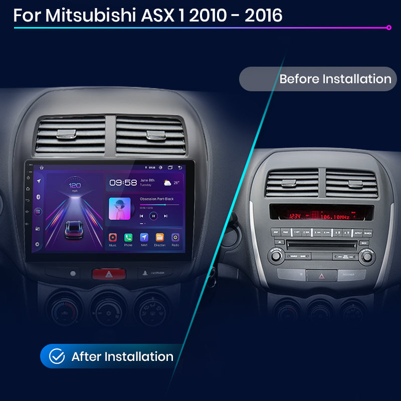 Junsun AI Voice 2 din Android Auto Radio For Mitsubishi ASX 1 2010 - 2016Carplay 4G Car Multimedia GPS 2din autoradio