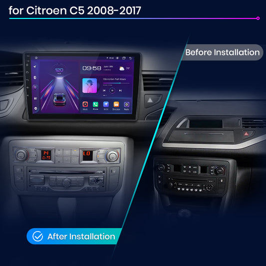 Junsun AI Voice 2 din Android Auto Radio dla Citroen C5 2008 - 2017 Carplay 4G Car Multimedia GPS 2din autoradio