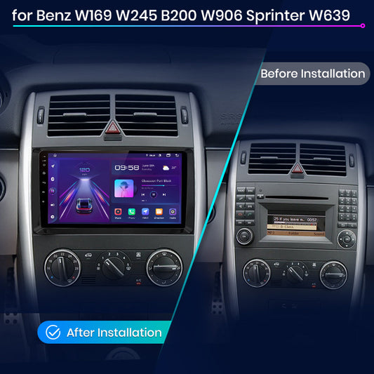 Junsun AI Stimme 2 din Android Auto Radio Für Mercedes Benz W169 W245 B200 W906 Sprinter W639 Vito Carplay 4G auto Multimedia GPS 2din autoradio