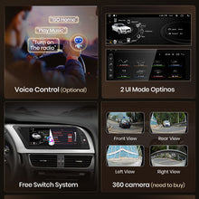 Radio Junsun con CarPlay inalámbrico y Android para coche Audi A5 (2009, 2010, 2011, 2012-2016), 8 núcleos, 4G, WiFi, Bluetooth, GPS, pantalla táctil 