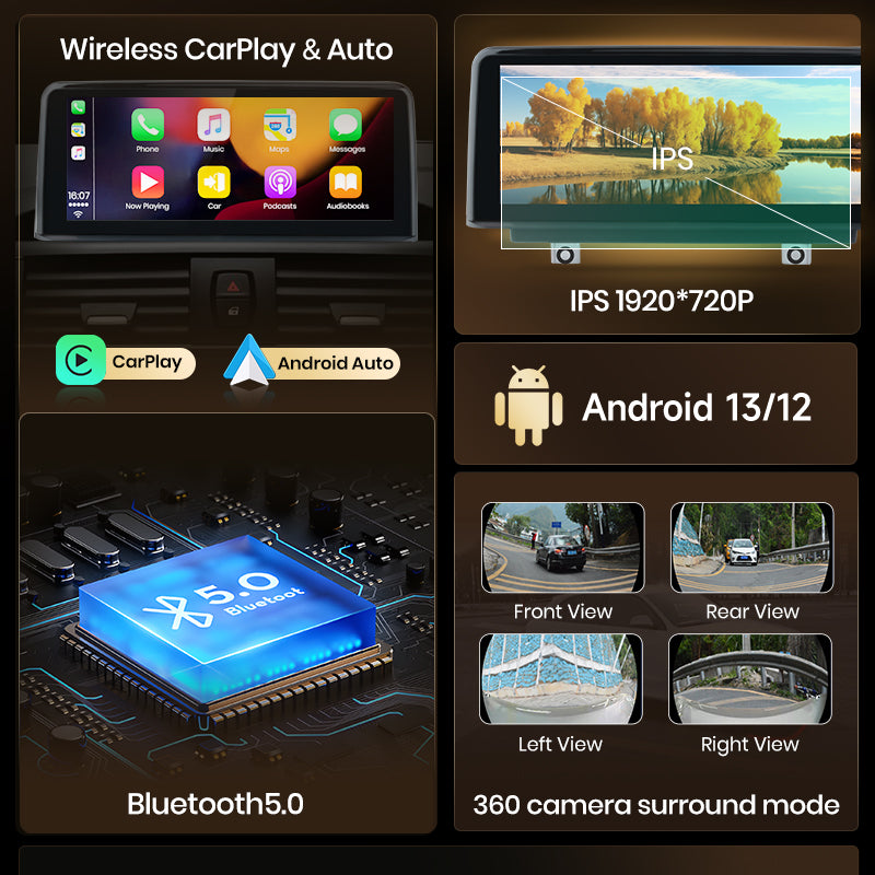 Junsun AI Voice Wireless CarPlay Car Radio Multimedia For BMW X1 E84 2009 2010 2011-2015 DSP Android Auto GPS 8 core autoradio