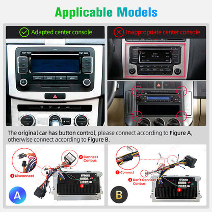 Radio de coche Junsun Android 13 con Carplay inalámbrico para Volkswagen Golf 5, 6, Polo, Passat B6, B7, Seat Skoda, Jetta, multimedia universal 