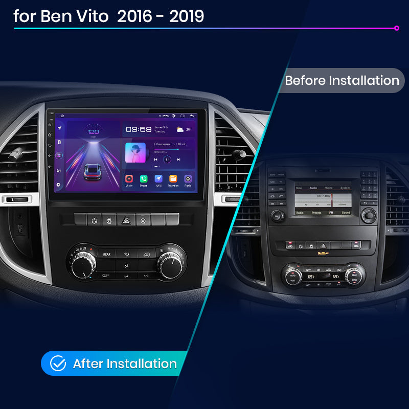 Junsun AI Voice 2 din Android Auto Radio For Mercedes Benz Vito W447 2014-2020 Carplay 4G Car Multimedia GPS 2din autoradio