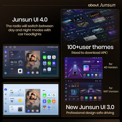 Junsun AI voice 4G LTE wireless CarPlay Android Auto Radio For Fiat/Linea/Punto Evo 2012-2015 Car Intelligent Systems Multimedia player Stereo RDS BT 2 din autoradio GPS Navi screen