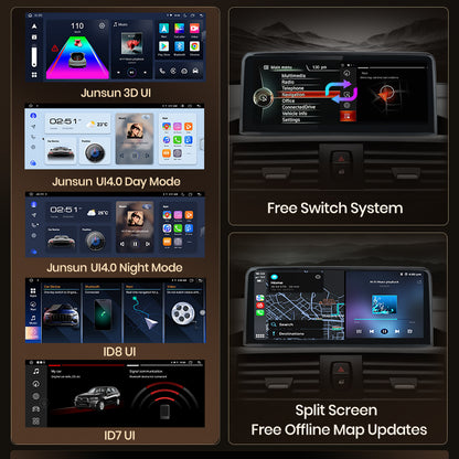 Junsun AI Voice Wireless CarPlay Car Radio Multimedia For BMW X1 E84 2009 2010 2011-2015 DSP Android Auto GPS 8 core autoradio