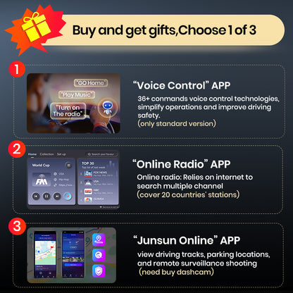 Junsun AI Voice Wireless CarPlay Car Radio Multimedia For BMW E81 E82 E87 E88 2005-2012 DSP GPS 8 Core GPS Autoradio