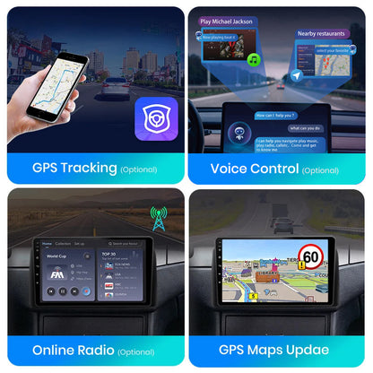 Junsun AI voice 4G LTE wireless CarPlay Android Auto Radio For BMW E46 M3 318/320/325/330/335 Car Intelligent Systems Multimedia player Stereo RDS BT 2 din autoradio GPS Navi screen