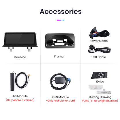 Junsun AI Voice Wireless CarPlay Car Radio Multimedia For BMW E81 E82 E87 E88 2005-2012 DSP GPS 8 Core GPS Autoradio