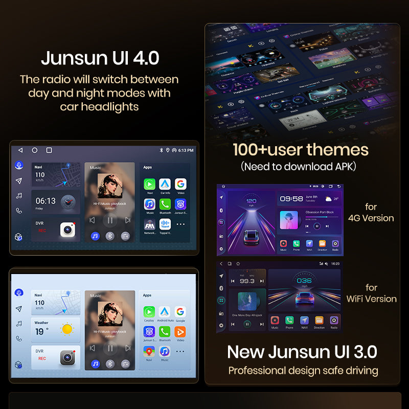 Junsun AI voice 4G LTE bezprzewodowe CarPlay Android Auto Radio do Toyoty Corolla E120 2000-2006 i BYD F3 2003-2020 Inteligentne systemy samochodowe Odtwarzacz multimedialny Stereo RDS BT 2 din autoradio GPS Navi ekran