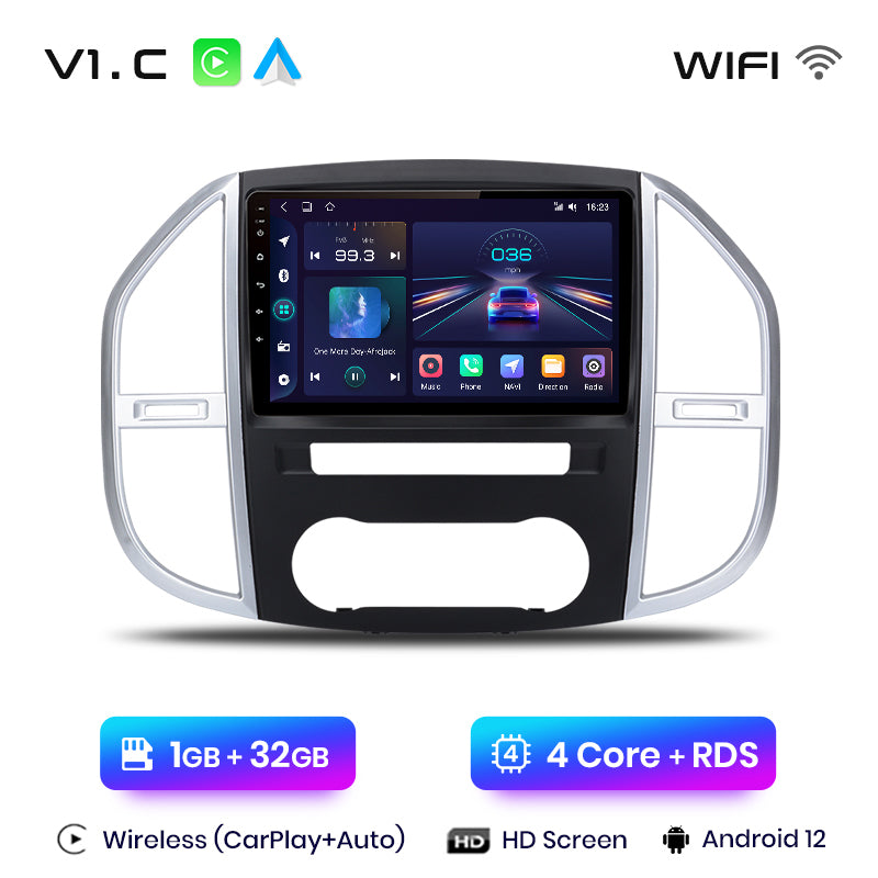 Junsun AI Voice 2 din Android Auto Radio For Mercedes Benz Vito W447 2014-2020 Carplay 4G Car Multimedia GPS 2din autoradio