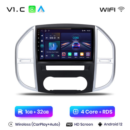Junsun AI Voice 2 din Android Auto Radio For Mercedes Benz Vito W447 2014-2020 Carplay 4G Car Multimedia GPS 2din autoradio