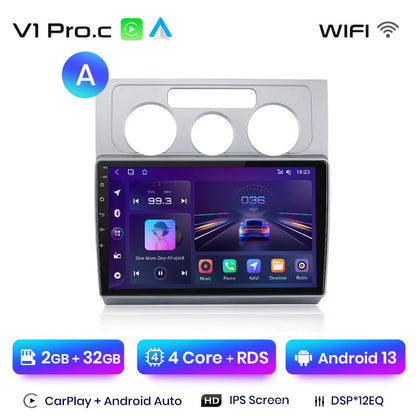 Junsun AI Voice 2 din Android Auto Radio For Volkswagen Touran 1 2003 - 2010  Carplay 4G Car Multimedia GPS 2din autoradio