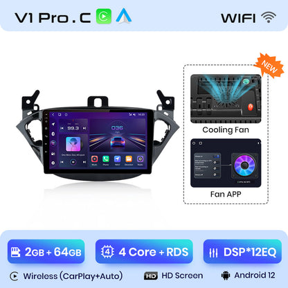 Junsun AI Voice 2 din Android Auto Radio For Opel Corsa E 2015- 2019 Carplay 4G Car Multimedia GPS 2din autoradio