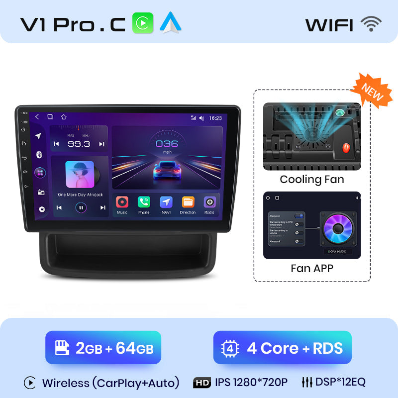 Junsun AI Voice 2 din Android Auto Radio dla Renault Trafic Nissan Primastar Opel Vivaro 2010 - 2014 Carplay 4G Car Multimedia GPS 2din autoradio