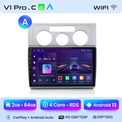 Junsun AI Voice 2 din Android Auto Radio For Volkswagen Touran 1 2003 - 2010  Carplay 4G Car Multimedia GPS 2din autoradio