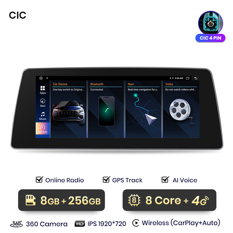 Junsun AI Voice Wireless CarPlay Car Radio Multimedia For BMW X1 E84 2009 2010 2011-2015 DSP Android Auto GPS 8 core autoradio