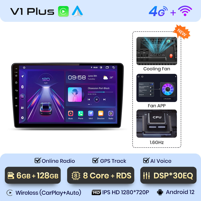 Junsun AI Voice 2 din Android Auto Radio dla Renault Duster 2015-2020 Carplay 4G Car Multimedia GPS 2din autoradio