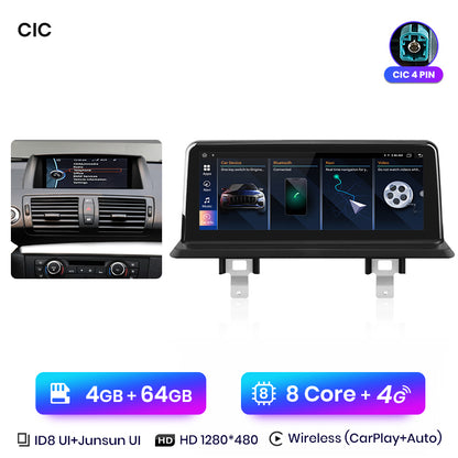 Junsun AI Voice Wireless CarPlay Car Radio Multimedia For BMW E81 E82 E87 E88 2005-2012 DSP GPS 8 Core GPS Autoradio