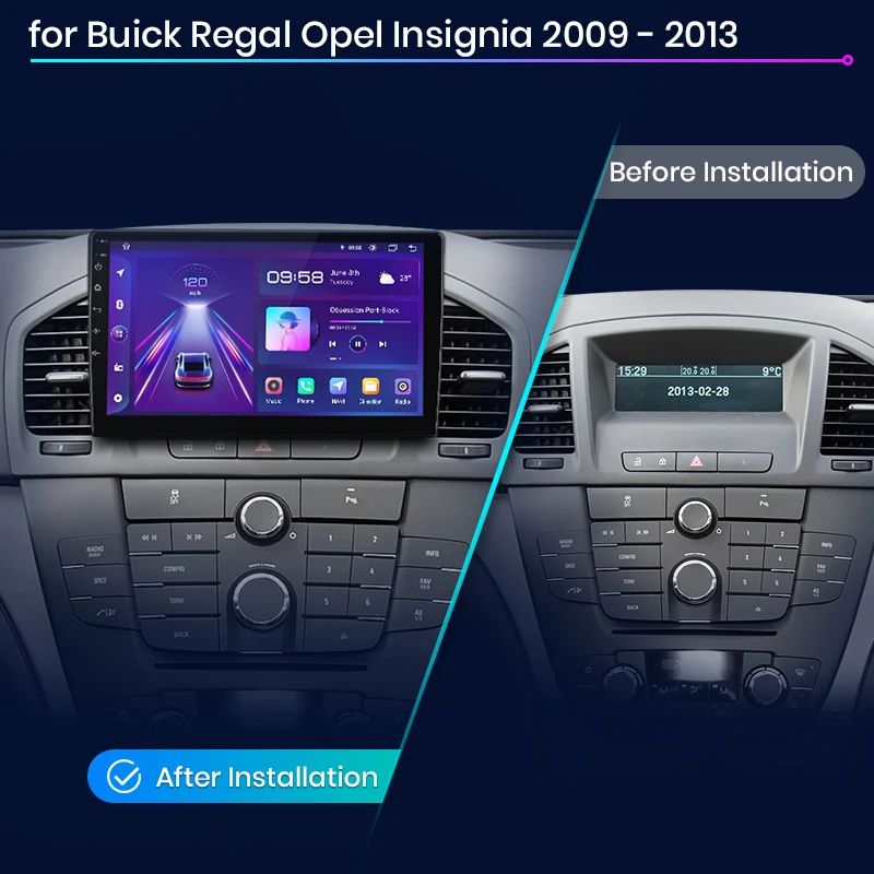 Junsun AI voice 4G LTE wireless CarPlay Android Auto Radio For Opel Insignia 2008-2012 Car Intelligent Systems Multimedia player Stereo RDS BT 2 din autoradio GPS Navi screen