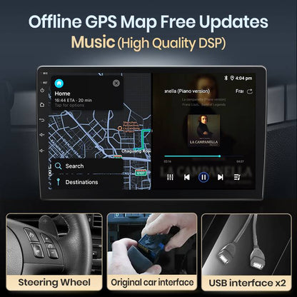 Junsun AI Stimme 2 din Android Auto Radio Für Renault Clio 4 ZOE 2012-2019 Carplay 4G Auto Multimedia GPS 2din autoradio