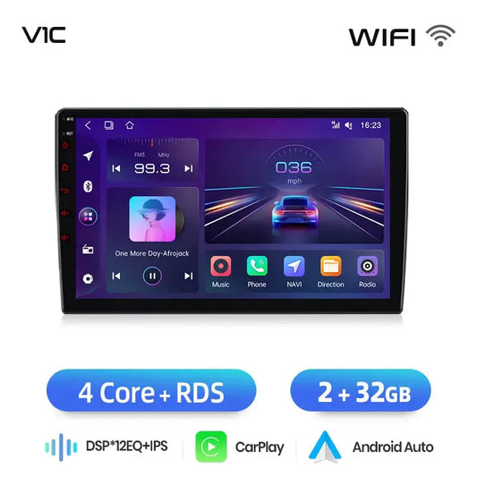 Junsun AI voice 4G LTE wireless CarPlay Android Auto Radio For Toyota Corolla Verso 2004 2005 2006 2007 2008 2009 Car Intelligent Systems Multimedia player Stereo RDS BT 2 din autoradio GPS Navi screen - Junsun Official Store
