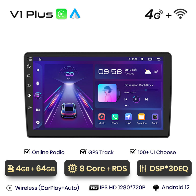 Junsun AI Voice 2 din Android Auto Radio For Peugeot 407 cc SW 407CC 2004 2005 2005 2006 2007 2008 2009 2010 2011 Carplay 4G Car Multimedia GPS 2din autoradio - Junsun Official Store