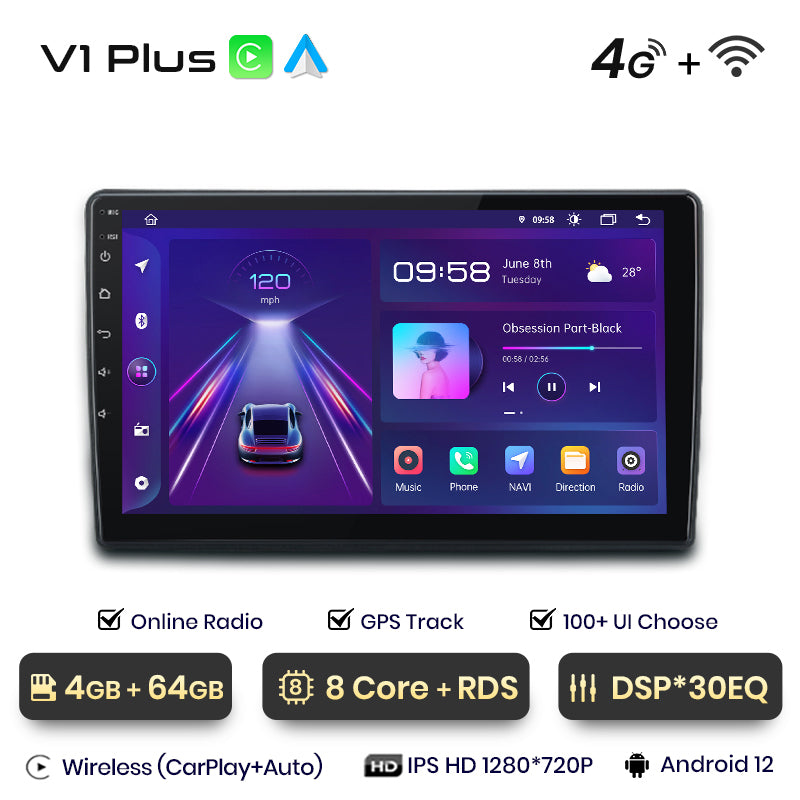 Junsun AI Voice 2 din Android Auto Radio For KIA CEED 2007 2008 2009 Carplay 4G Car Multimedia GPS 2din autoradio