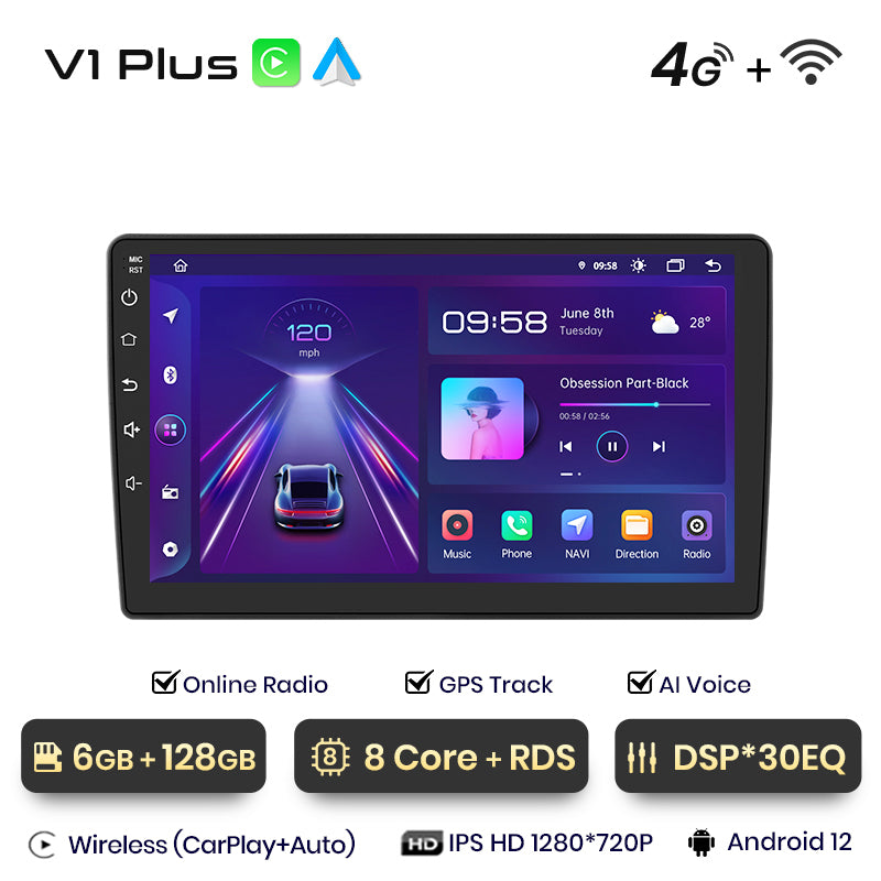 Junsun AI Voice 2 din Android Auto Radio For Peugeot 407 cc SW 407CC 2004 2005 2005 2006 2007 2008 2009 2010 2011 Carplay 4G Car Multimedia GPS 2din autoradio - Junsun Official Store