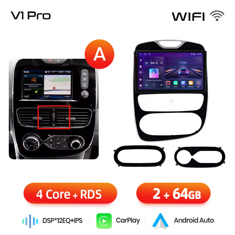 Junsun AI Stimme 2 din Android Auto Radio Für Renault Clio 4 ZOE 2012-2019 Carplay 4G Auto Multimedia GPS 2din autoradio