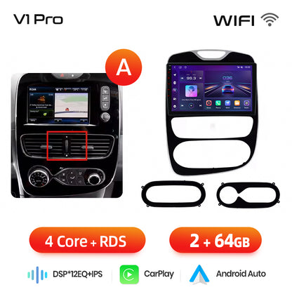 Junsun AI Stimme 2 din Android Auto Radio Für Renault Clio 4 ZOE 2012-2019 Carplay 4G Auto Multimedia GPS 2din autoradio