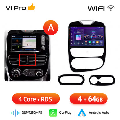 Junsun AI Stimme 2 din Android Auto Radio Für Renault Clio 4 ZOE 2012-2019 Carplay 4G Auto Multimedia GPS 2din autoradio