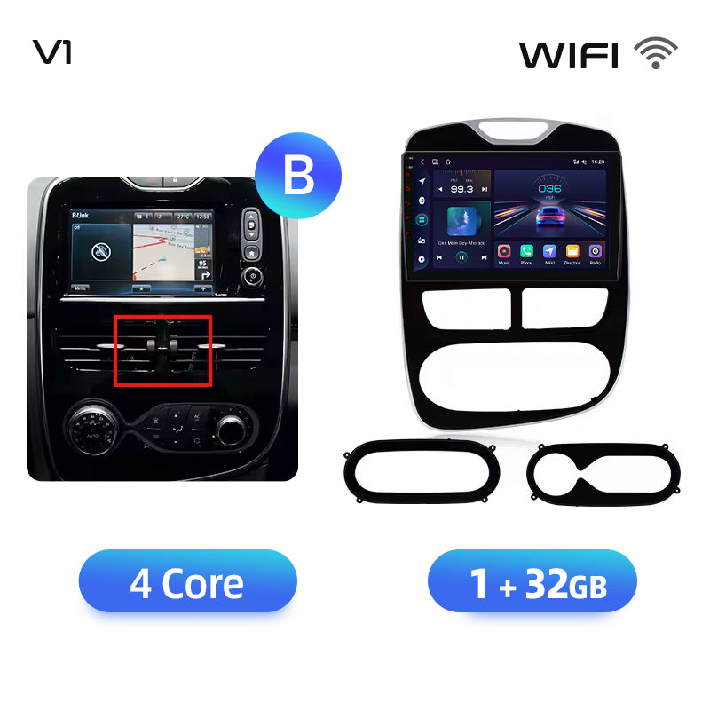 Junsun AI Stimme 2 din Android Auto Radio Für Renault Clio 4 ZOE 2012-2019 Carplay 4G Auto Multimedia GPS 2din autoradio