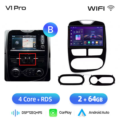 Junsun AI Stimme 2 din Android Auto Radio Für Renault Clio 4 ZOE 2012-2019 Carplay 4G Auto Multimedia GPS 2din autoradio