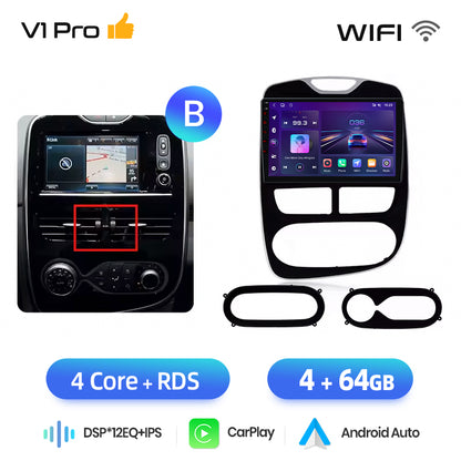 Junsun AI Stimme 2 din Android Auto Radio Für Renault Clio 4 ZOE 2012-2019 Carplay 4G Auto Multimedia GPS 2din autoradio