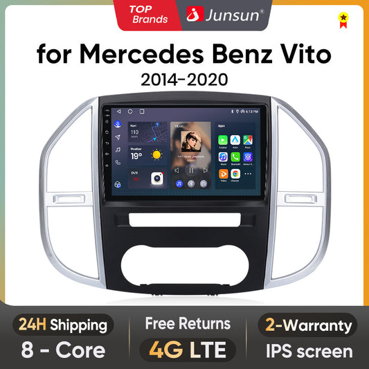 Junsun AI Voice 2 din Android Auto Radio For Mercedes Benz Vito W447 2014-2020 Carplay 4G Car Multimedia GPS 2din autoradio