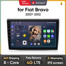 Junsun AI Voice 2 din Android Auto Radio For Fiat Bravo 2007 2008 2009 2010-2012 Carplay 4G Car Multimedia GPS 2din autoradio