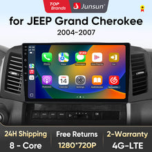 Junsun AI Voice 2 din Android Auto Radio For JEEP Grand Cherokee 2004 2005 2006 2007 Carplay 4G Car Multimedia GPS 2din autoradio