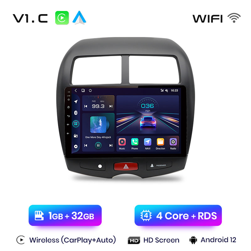 Junsun AI Voice 2 din Android Auto Radio For Mitsubishi ASX 1 2010 - 2016Carplay 4G Car Multimedia GPS 2din autoradio