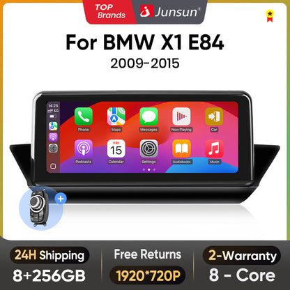 Junsun AI Voice Wireless CarPlay Car Radio Multimedia For BMW X1 E84 2009 2010 2011-2015 DSP Android Auto GPS 8 core autoradio