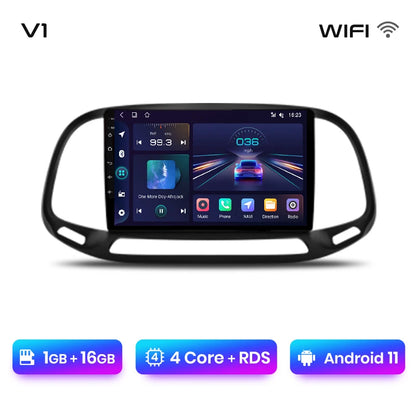 Junsun V1 Wireless CarPlay Android Auto Radio For Fiat Doblo 2015 - 2019 4G Car Multimedia GPS 2din autoradio