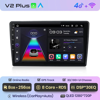 Junsun V1pro AI Voice 2 din Android Auto Radio For Ford C-MAX 2003 - 2010 Carplay 4G Car Multimedia GPS 2din autoradio